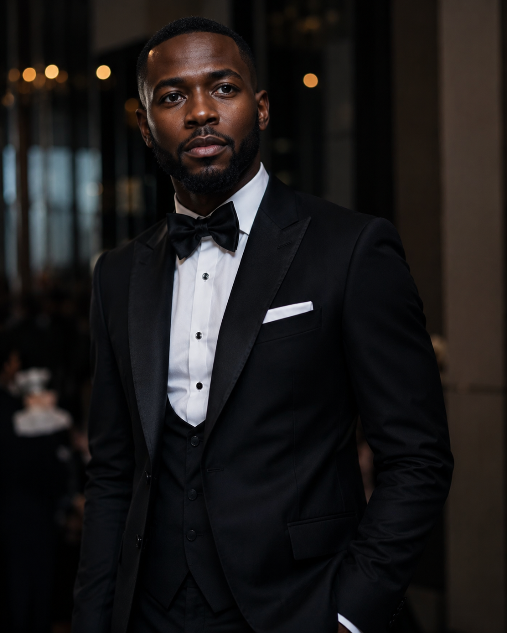 Homme d'affaires africain, soirée d'exception